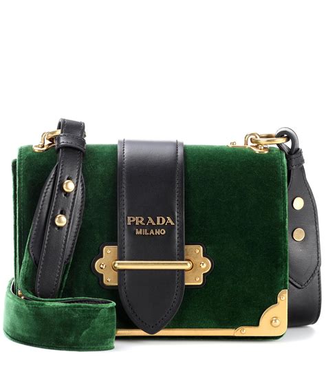 prada cahier bag velvet